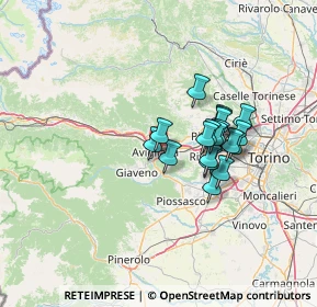 Mappa Via Sant'Agostino, 10051 Avigliana TO, Italia (10.34895)
