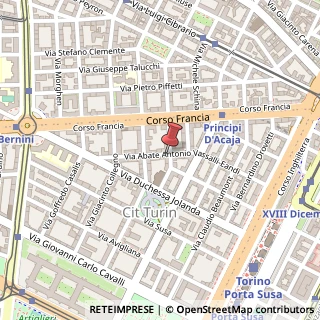 Mappa Via Abate Vassalli - Eandi, 24, 10138 Torino, Torino (Piemonte)