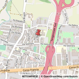 Mappa Via Allende Salvador, 4, 10098 Rivoli, Torino (Piemonte)