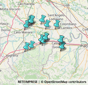 Mappa Via Bottini, 27049 Stradella PV, Italia (10.1185)