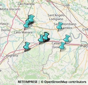 Mappa Via Bottini, 27049 Stradella PV, Italia (9.6945)