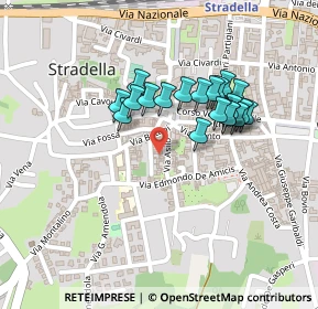 Mappa Via Asilo, 27049 Stradella PV, Italia (0.1855)