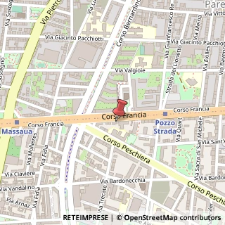 Mappa Corso Francia, 285, 10139 Torino, Torino (Piemonte)