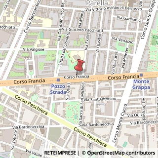Mappa Corso Francia, 252, 10146 Torino, Torino (Piemonte)