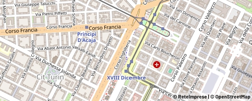 Mappa Turín