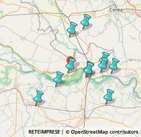 Mappa 46030 Serravalle a po MN, Italia (6.84636)