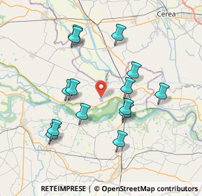 Mappa 46030 Serravalle a po MN, Italia (7.09786)