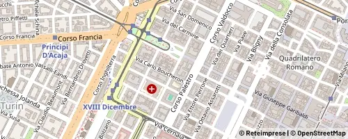 Mappa Turín