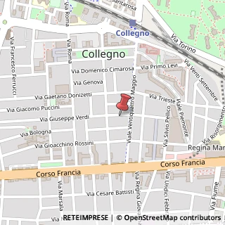 Mappa Via Giuseppe Verdi, 3, 10093 Collegno, Torino (Piemonte)