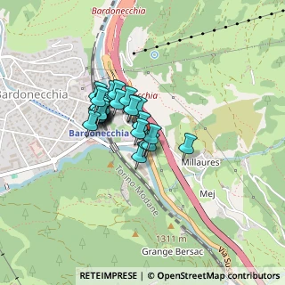 Mappa Via Susa, 10052 Bardonecchia TO, Italia (0.31034)