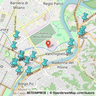 Mappa Lungo Dora Pietro Colletta, 10154 Torino TO, Italia (1.44)