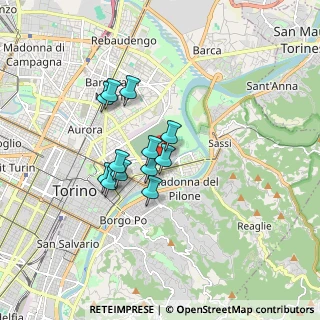 Mappa Lungo Dora Pietro Colletta, 10154 Torino TO, Italia (1.27333)