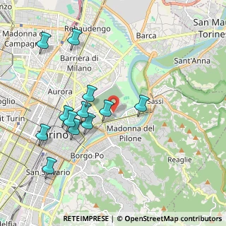 Mappa Lungo Dora Pietro Colletta, 10154 Torino TO, Italia (2.01833)