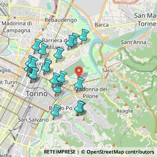Mappa Lungo Dora Pietro Colletta, 10154 Torino TO, Italia (2.0565)