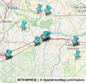 Mappa Via Montebello, 27049 Stradella PV, Italia (7.8175)