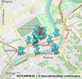 Mappa Lungo Dora Colletta Pietro, 10153 Torino TO, Italia (0.525)