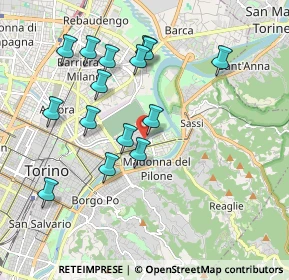 Mappa Lungo Dora Colletta Pietro, 10153 Torino TO, Italia (1.89133)