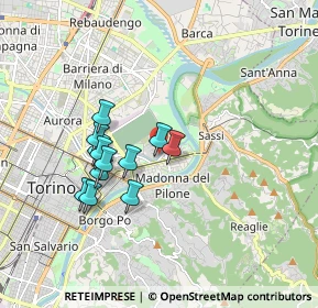 Mappa Lungo Dora Colletta Pietro, 10153 Torino TO, Italia (1.49417)