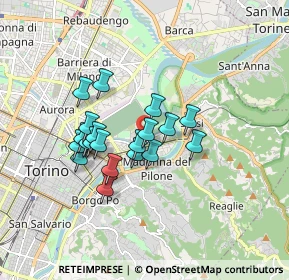 Mappa Lungo Dora Colletta Pietro, 10153 Torino TO, Italia (1.359)