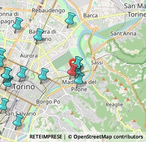 Mappa Lungo Dora Colletta Pietro, 10153 Torino TO, Italia (2.861)