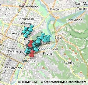 Mappa Lungo Dora Colletta Pietro, 10153 Torino TO, Italia (1.249)
