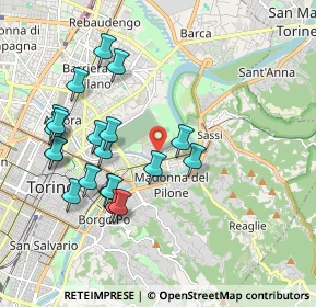 Mappa Lungo Dora Colletta Pietro, 10153 Torino TO, Italia (1.996)