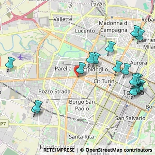 Mappa Piazza Rivoli, 10139 Torino TO, Italia (2.74056)