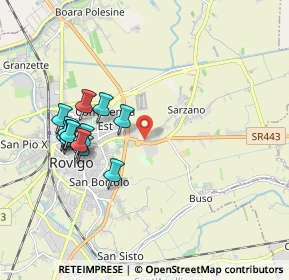 Mappa SR 443, 45100 Rovigo RO (1.89462)
