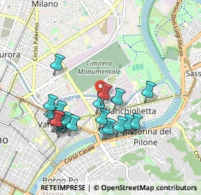 Mappa Lungo Dora Voghera, 10122 Torino TO, Italia (0.8735)