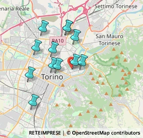 Mappa Lungo Dora Voghera, 10122 Torino TO, Italia (3.20167)