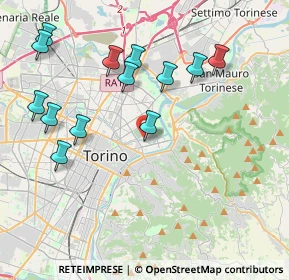 Mappa Lungo Dora Voghera, 10122 Torino TO, Italia (4.36538)
