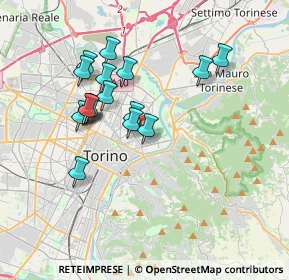 Mappa Lungo Dora Voghera, 10122 Torino TO, Italia (3.28647)