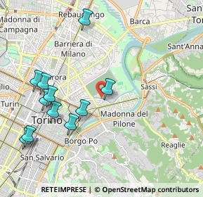Mappa Lungo Dora Voghera, 10122 Torino TO, Italia (2.24727)
