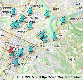 Mappa Lungo Dora Voghera, 10122 Torino TO, Italia (2.31118)