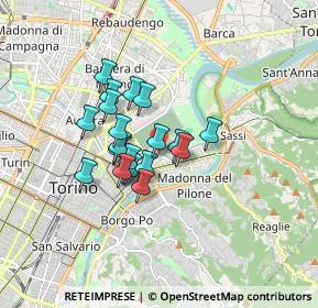 Mappa Lungo Dora Voghera, 10122 Torino TO, Italia (1.216)