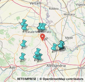 Mappa Via S. Valerio, 15040 Occimiano AL, Italia (13.81067)