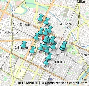 Mappa Via della Cittadella, 10122 Torino TO, Italia (0.5575)