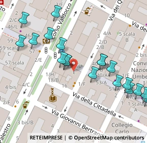 Mappa Via della Cittadella, 10122 Torino TO, Italia (0.0745)