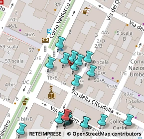 Mappa Via della Cittadella, 10122 Torino TO, Italia (0.06087)