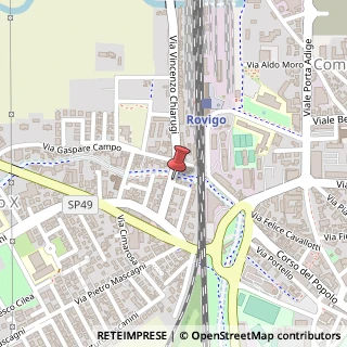 Mappa Via Cristoforo Colombo, 30, 45100 Rovigo, Rovigo (Veneto)