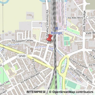 Mappa Via Chiarugi Vincenzo, 2A, 45100 Rovigo RO, Italia, 45100 Ro, Ferrara (Emilia Romagna)