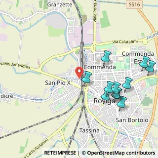 Mappa Via Cristoforo Colombo, 45100 Rovigo RO, Italia (1.14455)