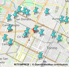 Mappa Via Giuseppe Luigi Passalacqua, 10122 Torino TO, Italia (1.2115)