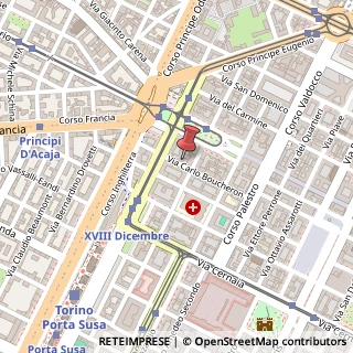 Mappa Via Carlo Boucheron, 14, 10122 Torino, Torino (Piemonte)