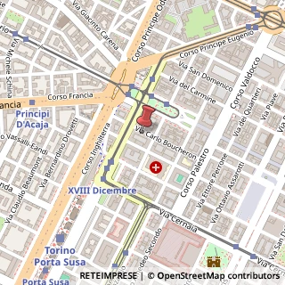 Mappa Via Carlo Boucheron, 15, 10122 Torino, Torino (Piemonte)