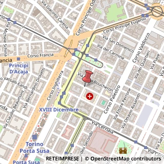 Mappa Via Giuseppe Luigi Passalacqua,  5, 10122 Torino, Torino (Piemonte)