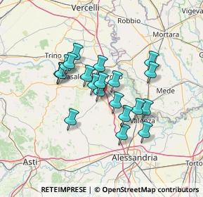 Mappa SS 31, 15030 Occimiano AL, Italia (10.726)