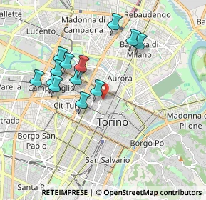 Mappa 10122 Torino TO, Italia (1.76923)