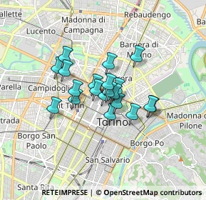 Mappa 10122 Torino TO, Italia (1.09)