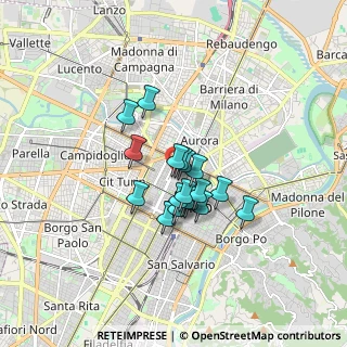Mappa Piazza Savoia, 10122 Torino TO, Italia (1.11667)